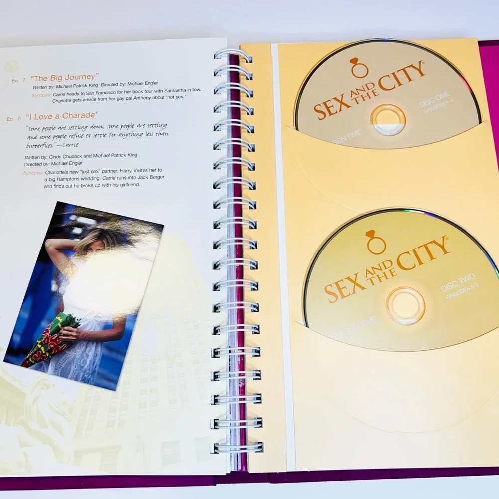 Sex and the City 2005 DVD The Complete Series - Bright Pink Box Set